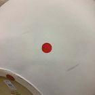 Open Box: Oversized Pure White Ceramic Extra Large Organic (27.4"H)