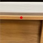 Open Box: Pierce Media Console (66") - Black/Blonde