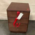 Open Box: Pierce &amp; Ward Burl Wood Nightstand (18") - Claro