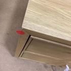 Open Box: Siobhan Oak Nightstand (20") - Blonde, Burnished Brass