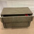 Open Box: Zahra Oak Nightstand (35") - Rustic Gray
