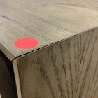 Open Box: Zahra Oak Nightstand (35") - Rustic Gray