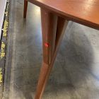 Open Box: Mid-Century Rounded Extendable Dining Table (42" - 60", Seats 4-6) - Acorn