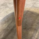Open Box: Mid-Century Rounded Extendable Dining Table (42" - 60", Seats 4-6) - Acorn