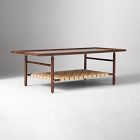 Aniya Woven Leather Coffee Table (48")
