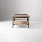 Aniya Woven Leather Coffee Table (48")