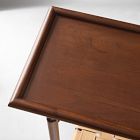 Aniya Woven Leather Side Table (29")