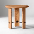 Etta Wood &amp; Metal Side Table (20")