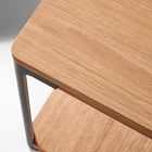 Macy Wood &amp; Metal Side Table (18")