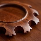 Pierce &amp; Ward Delroy Wood Wine Coaster