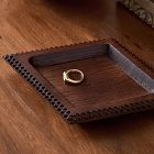 Pierce &amp; Ward Tramp Art Trinket Tray