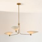Shay 3-Light Paper Shade Chandelier (52")