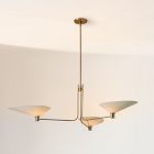 Shay 3-Light Paper Shade Chandelier (52")