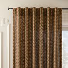 Pierce &amp; Ward Blooming Vine Stripe Curtain