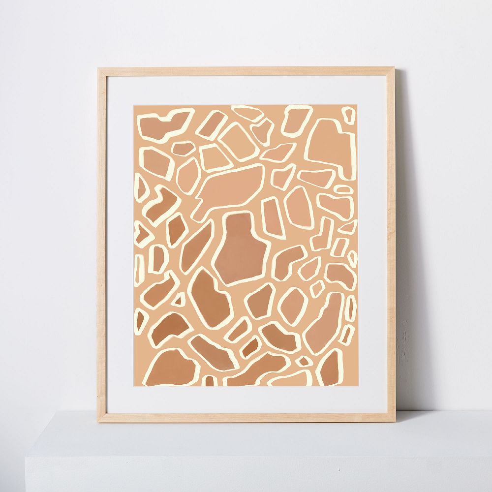 Élan Byrd Framed Print - Sunset Stones by West Elm