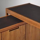 Hughes Desk with Storage Cabinet (56") &amp; Open/Closed Storage Cabinet (66") Set