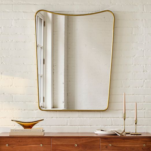 Lance Metal Wall Mirror by West Elm