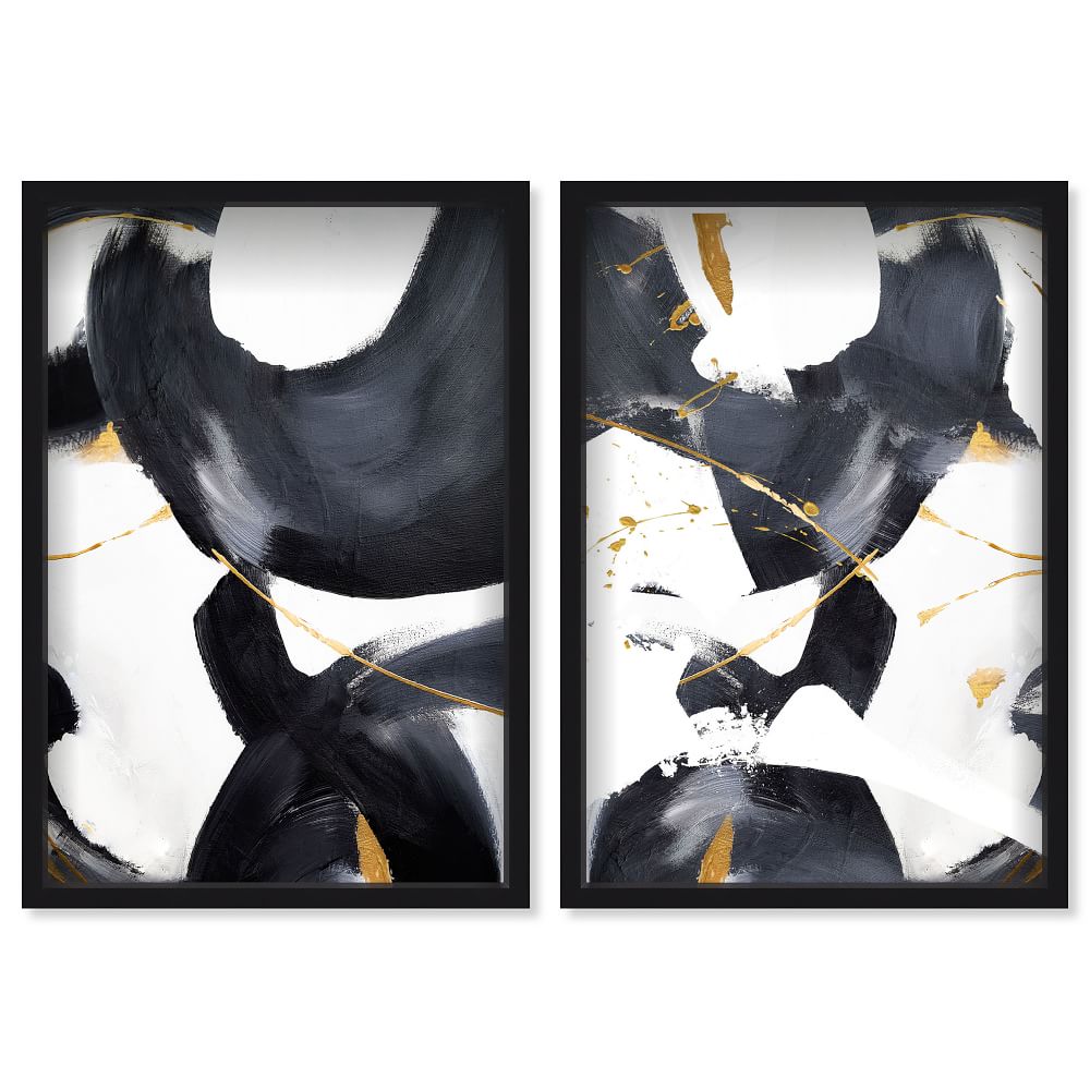 Bold Stroke & Strides Framed Wall Art by West Elm