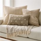 Textured Pinwheel Pillow Cover &amp; Throw Set