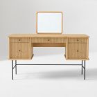 Elora Vanity Storage Desk (55")