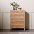 Yvette Woven 5-Drawer Dresser (33")
