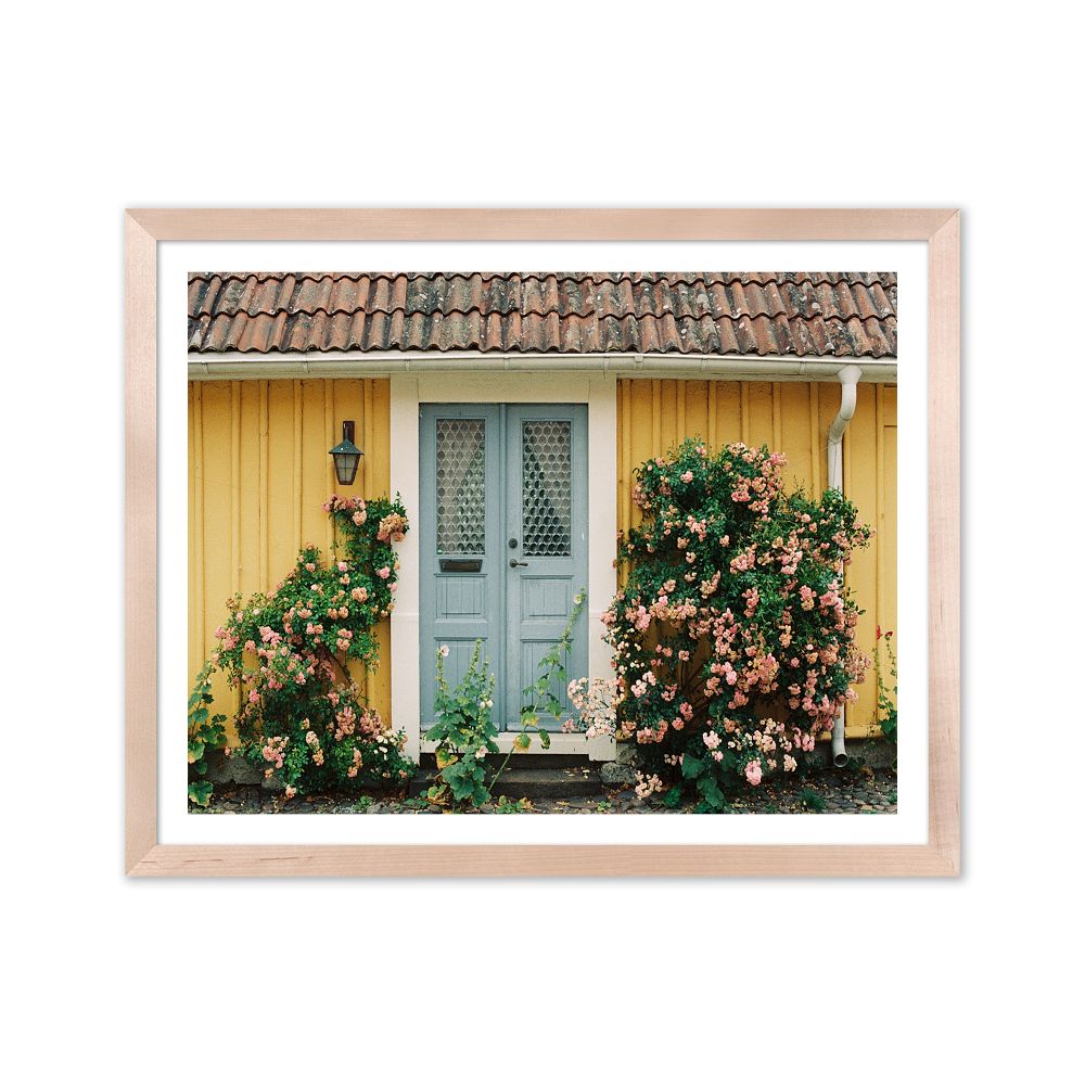 Little Yellow House Framed Print by Morgan Ashley by West Elm