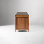 Hughes Desk with File Cabinets (68") &amp; Tall Double Wide Bookcase (34") Set