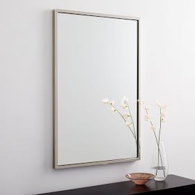 鏡 journalstandardFurniture OLD ELMMIRROR Metal Frame Rectangular Wall Mirror | West Elm