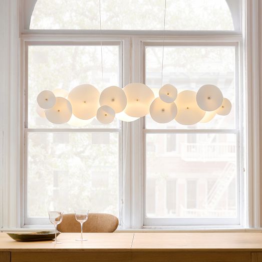 Amara Ceramic Linear Chandelier (50") by West Elm