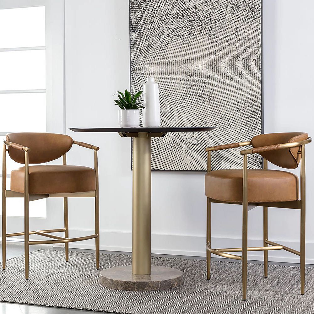 Ximena Vegan Leather Bar & Counter Stools by West Elm