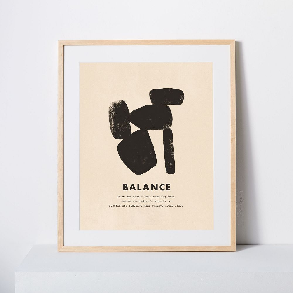 Élan Byrd Virtues of the Soul Framed Print - Balance by West Elm
