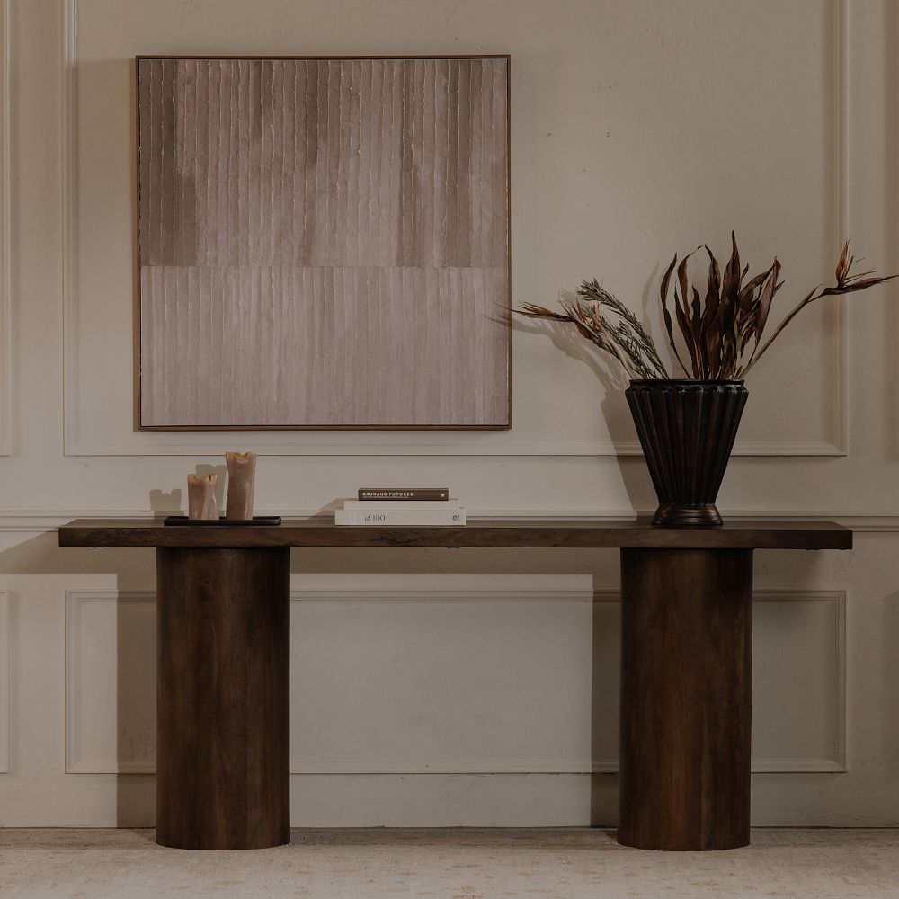Carrie Reclaimed Wood Console Table (80") by West Elm