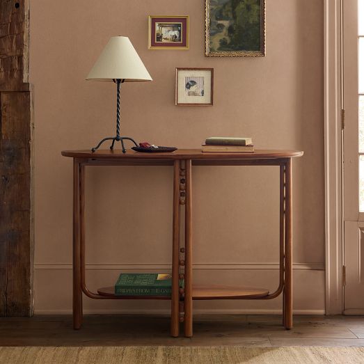 Pierce & Ward Oval Wood Console (44") by West Elm