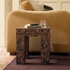 Pierce &amp; Ward Novelty Burl Side Table (16")