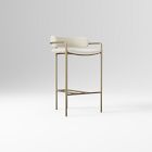 Open Box: Lenox Counter Stool (26") - Twill Sand, Champagne Bronze