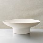 Pure Ceramic Footed Decorative Bowl