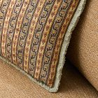 Pierce &amp; Ward Blooming Vine Stripe Pillow Cover