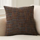 Woven Broken Stripe Square Pillow Cover