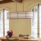 Pierce &amp; Ward Caged Chandelier (46")