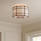 Pierce &amp; Ward Caged Flush Mount (16")
