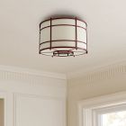Pierce &amp; Ward Caged Flush Mount (16")