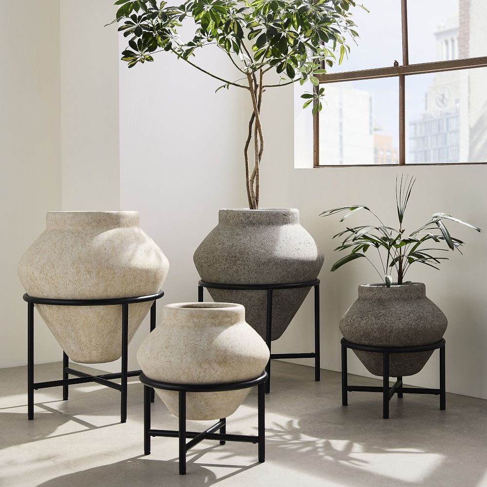 Venti Geo Planter w/ Stand by West Elm