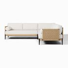 Ventura Aluminum Outdoor 3-Piece L-Shaped Sectional (102")