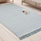 Woven Stripe Wool Rug