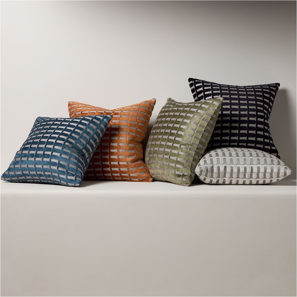 Cut Velvet Archways Pillow Cover by West Elm