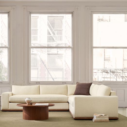 Ethan 3-Piece L-Shaped Sectional (118") by West Elm