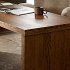 Garfield Leather L-Shaped Desk (78")