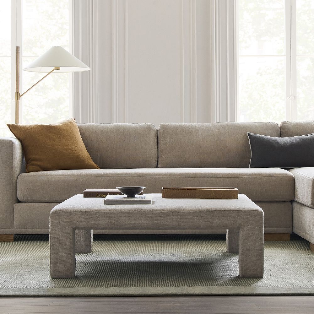 Nove Coffee Table Ottoman by West Elm