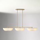 Reynolds Glass Chandelier (51")