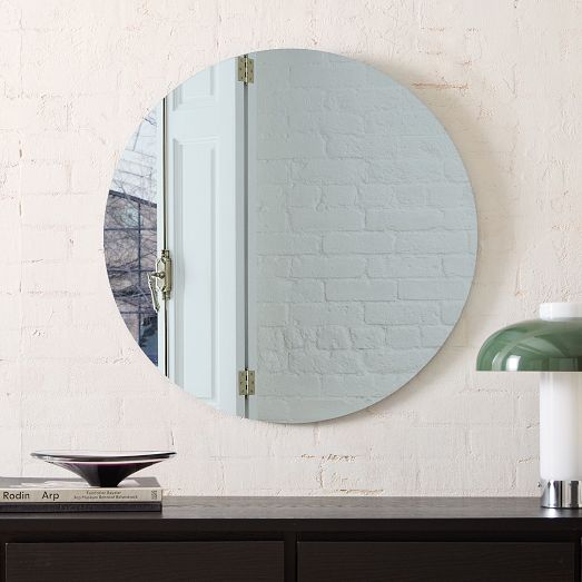 Tinted Frameless Wall Mirror by West Elm